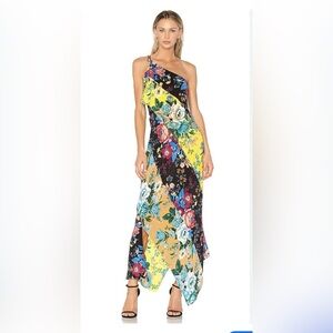DVF Stunning Silk One Shoulder Sundress